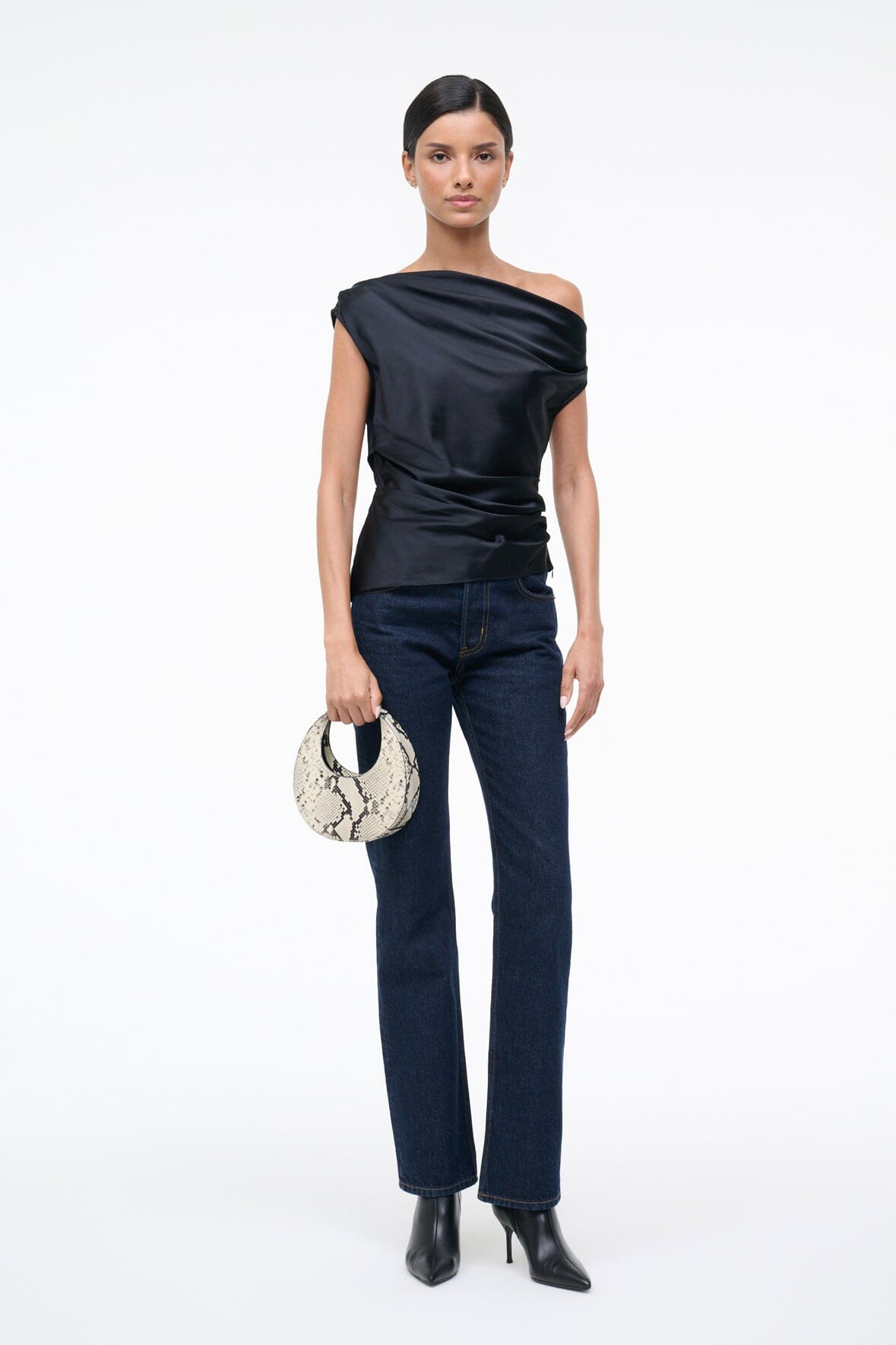 GOODNIGHT MOON BAG | WHITE SNAKE