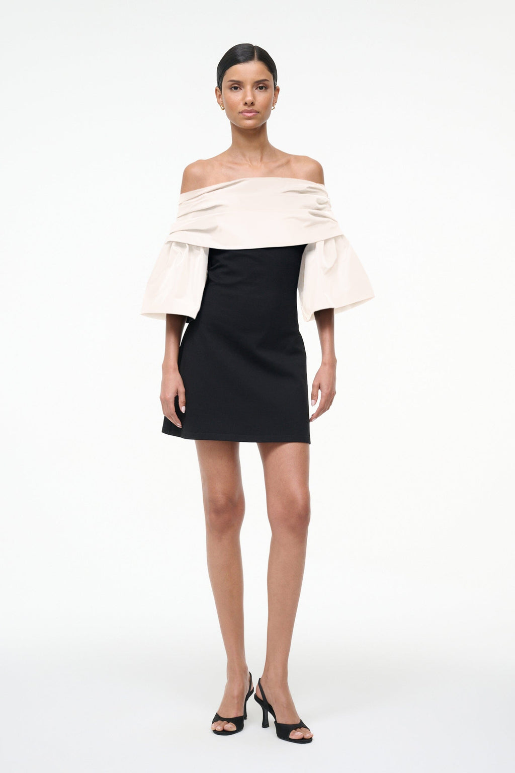 HARPER DRESS | BLACK IVORY