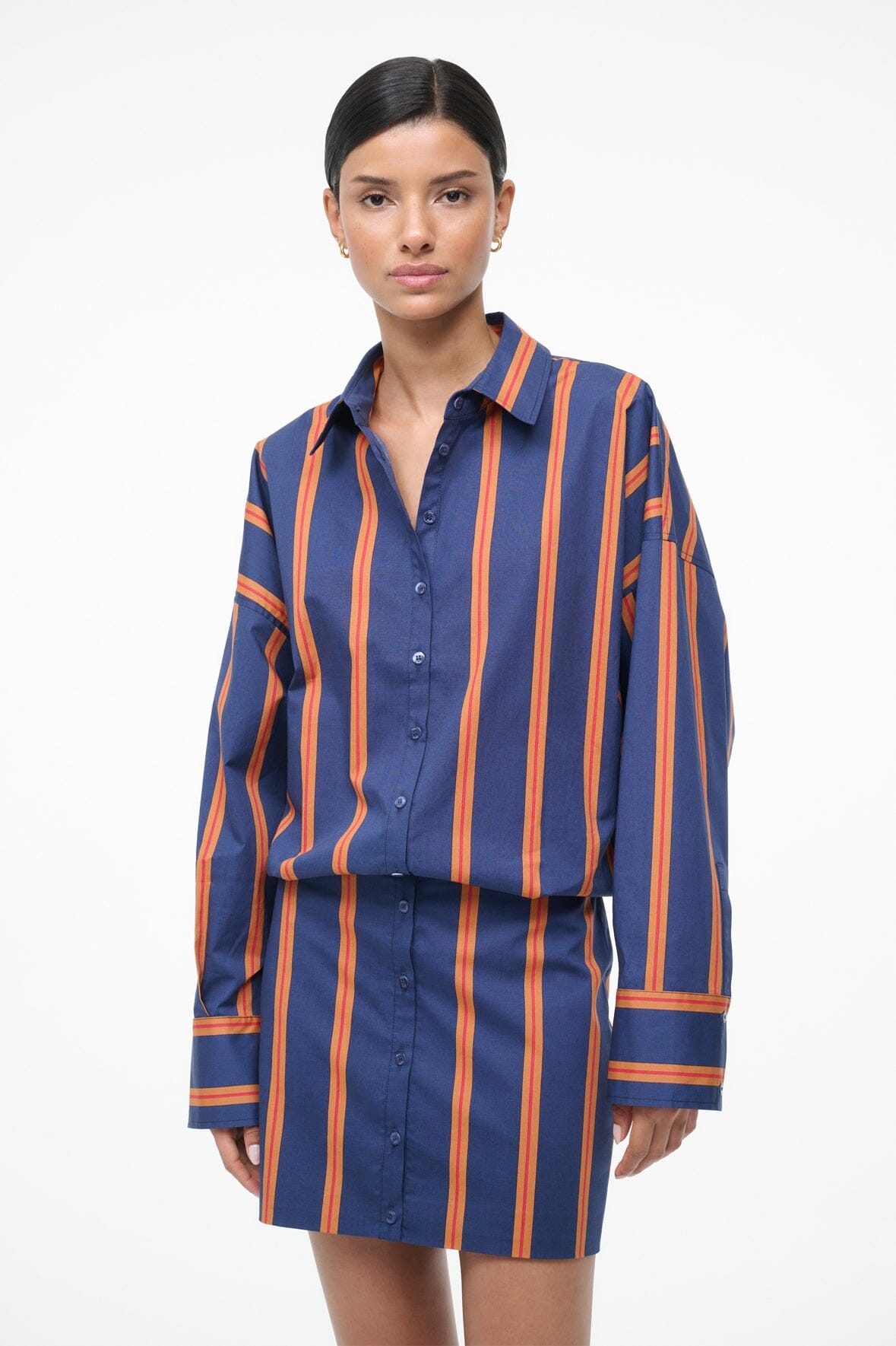 CYNTHIA DRESS | RAILROAD STRIPE