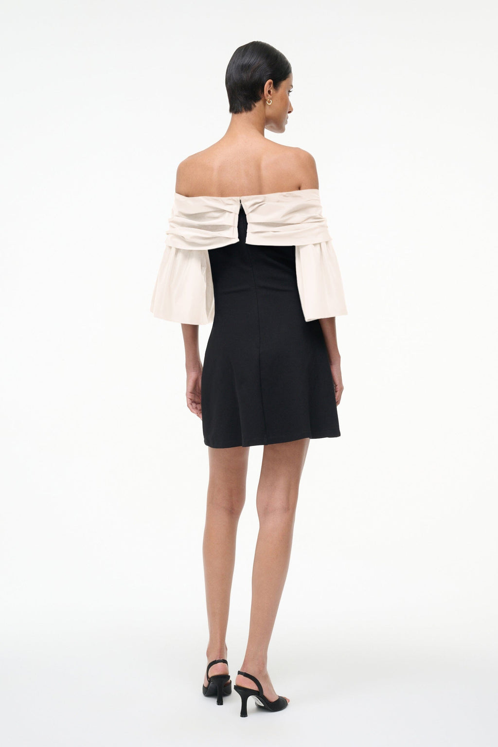HARPER DRESS | BLACK IVORY