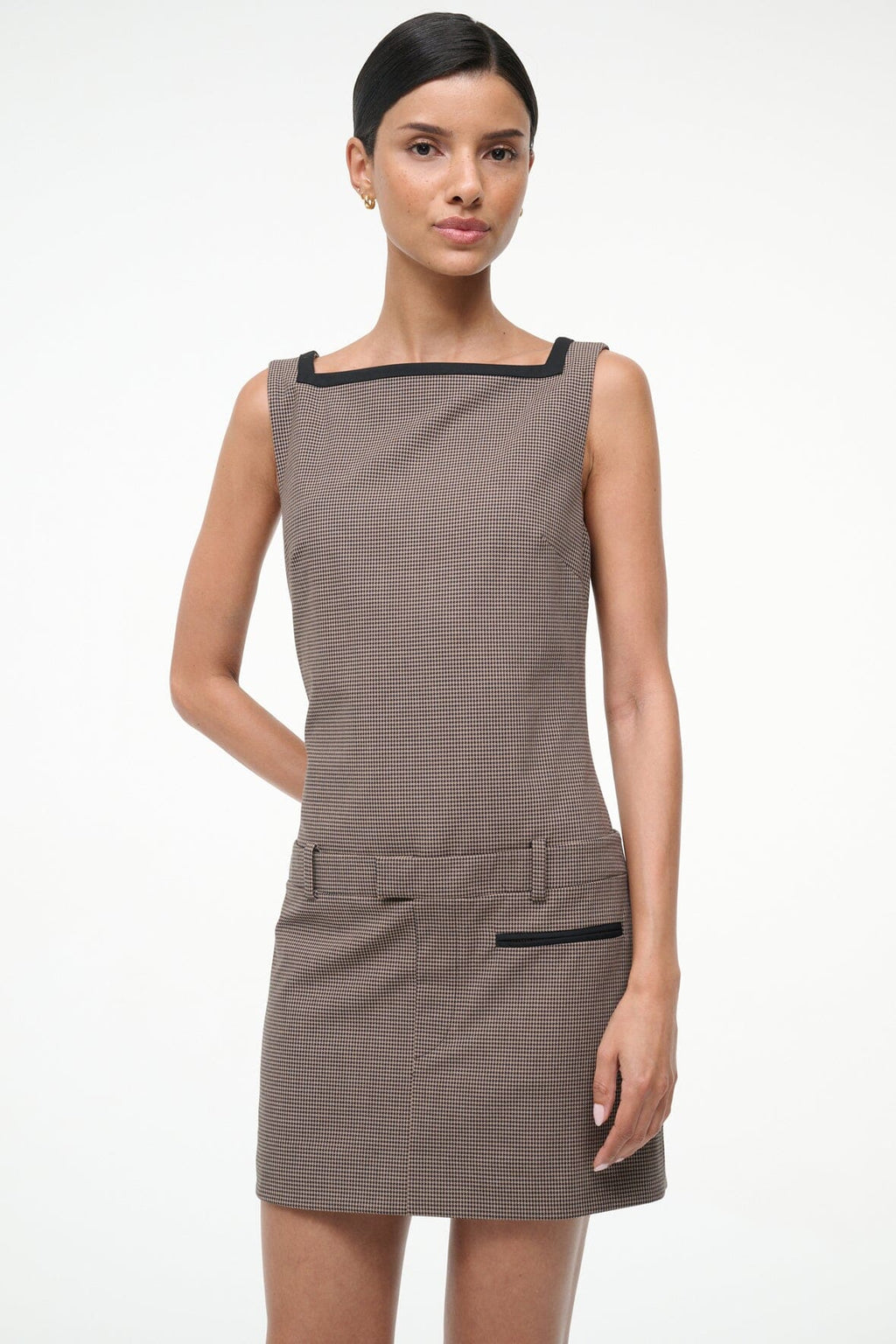 SKYLA DRESS | HOUNDSTOOTH