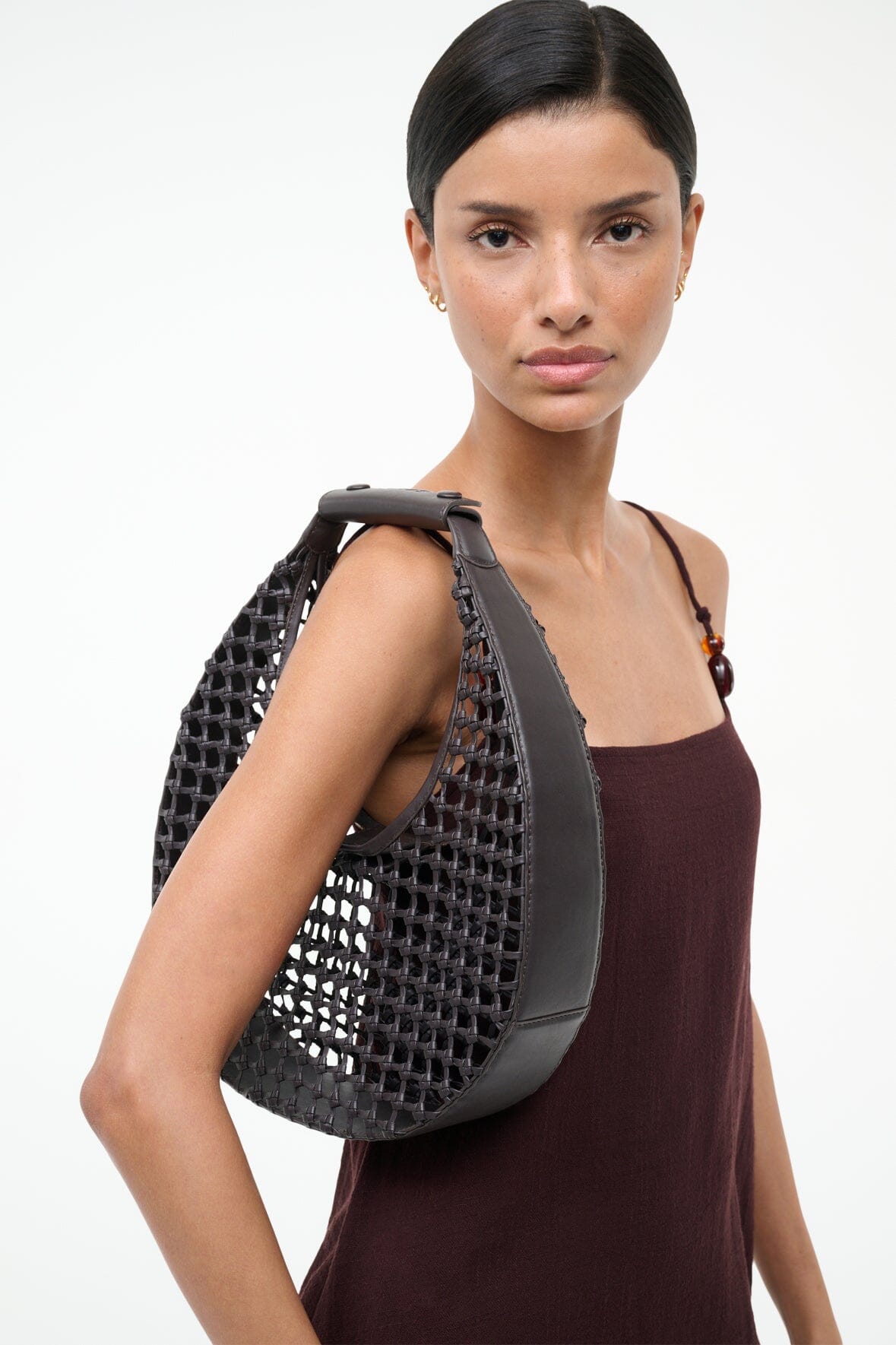 MOON BAG | ESPRESSO KNOTTED