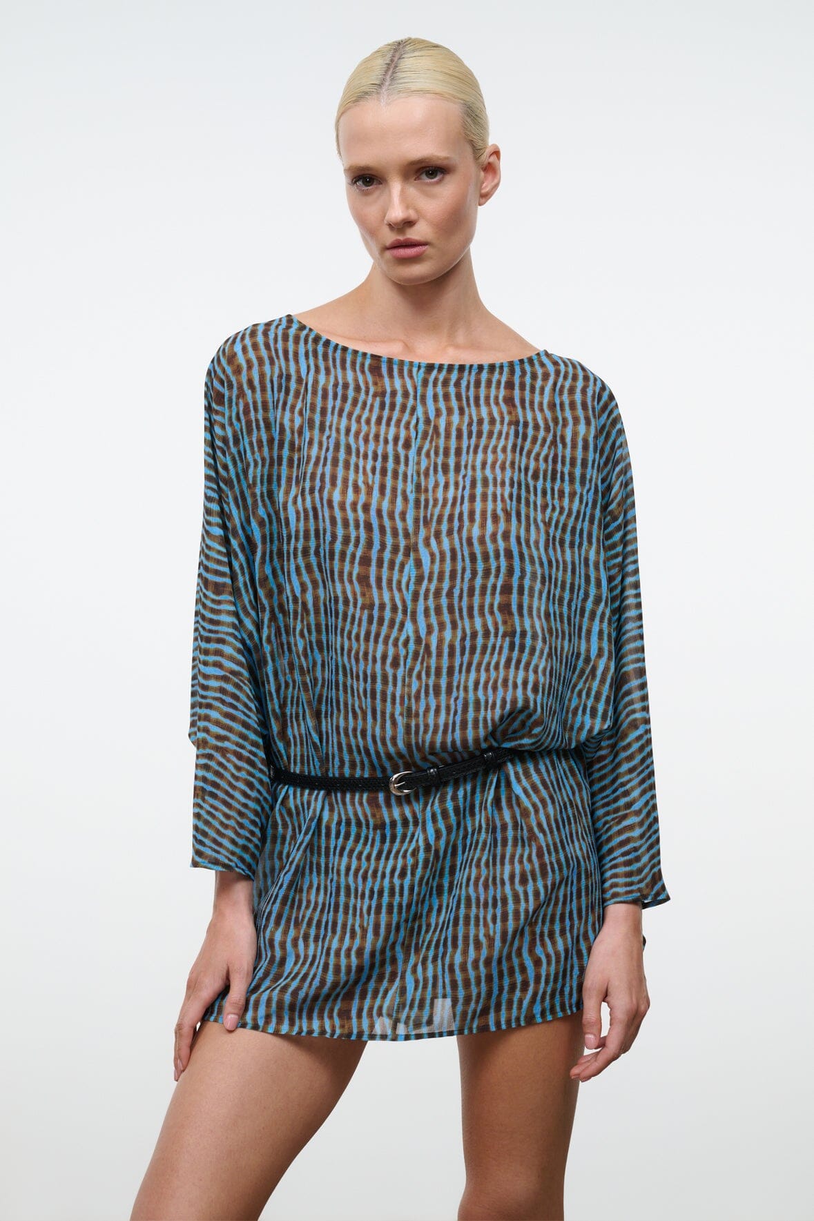 NOUR MINI DRESS | TIDAL SHELL
