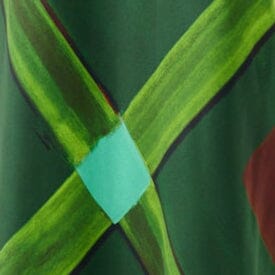 HANK SILK DRESS | EMERALD PRISM