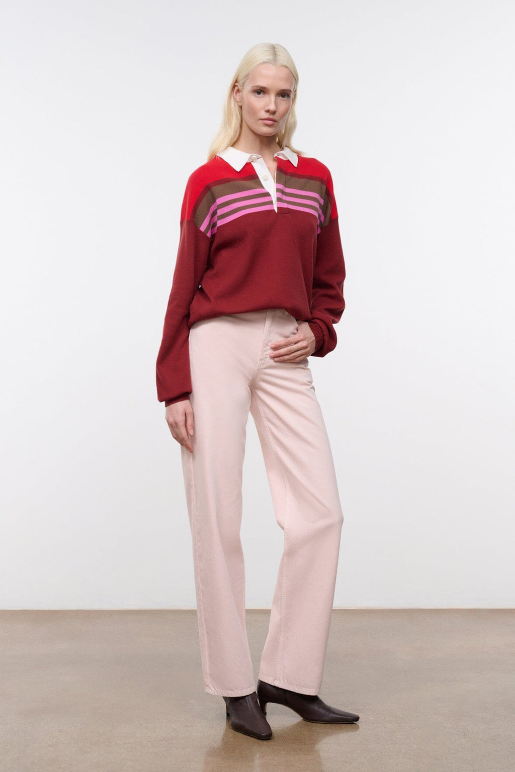 LEO HIGH RISE JEAN | ROSE