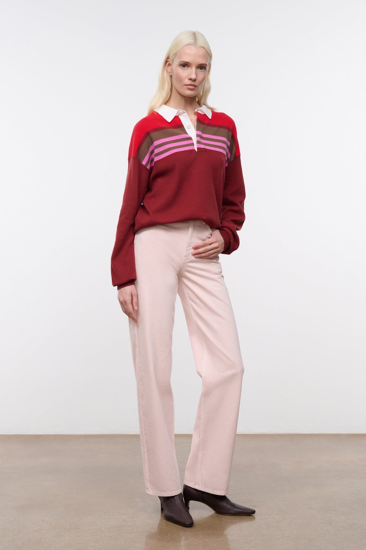 LEO HIGH RISE JEAN | ROSE