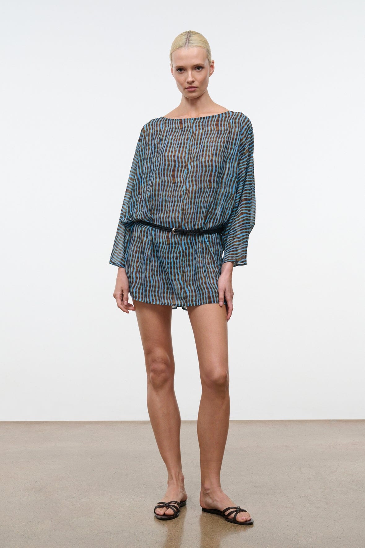 NOUR MINI DRESS | TIDAL SHELL