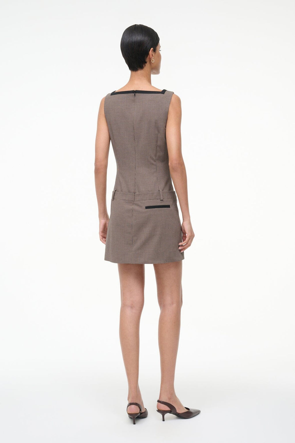 SKYLA DRESS | HOUNDSTOOTH