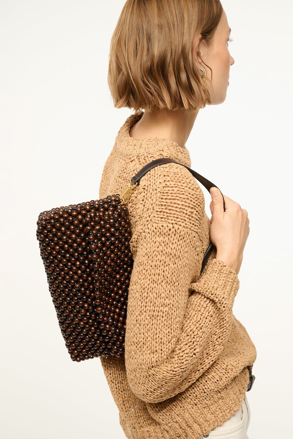 TIMMY SHOULDER BAG | DARK BROWN