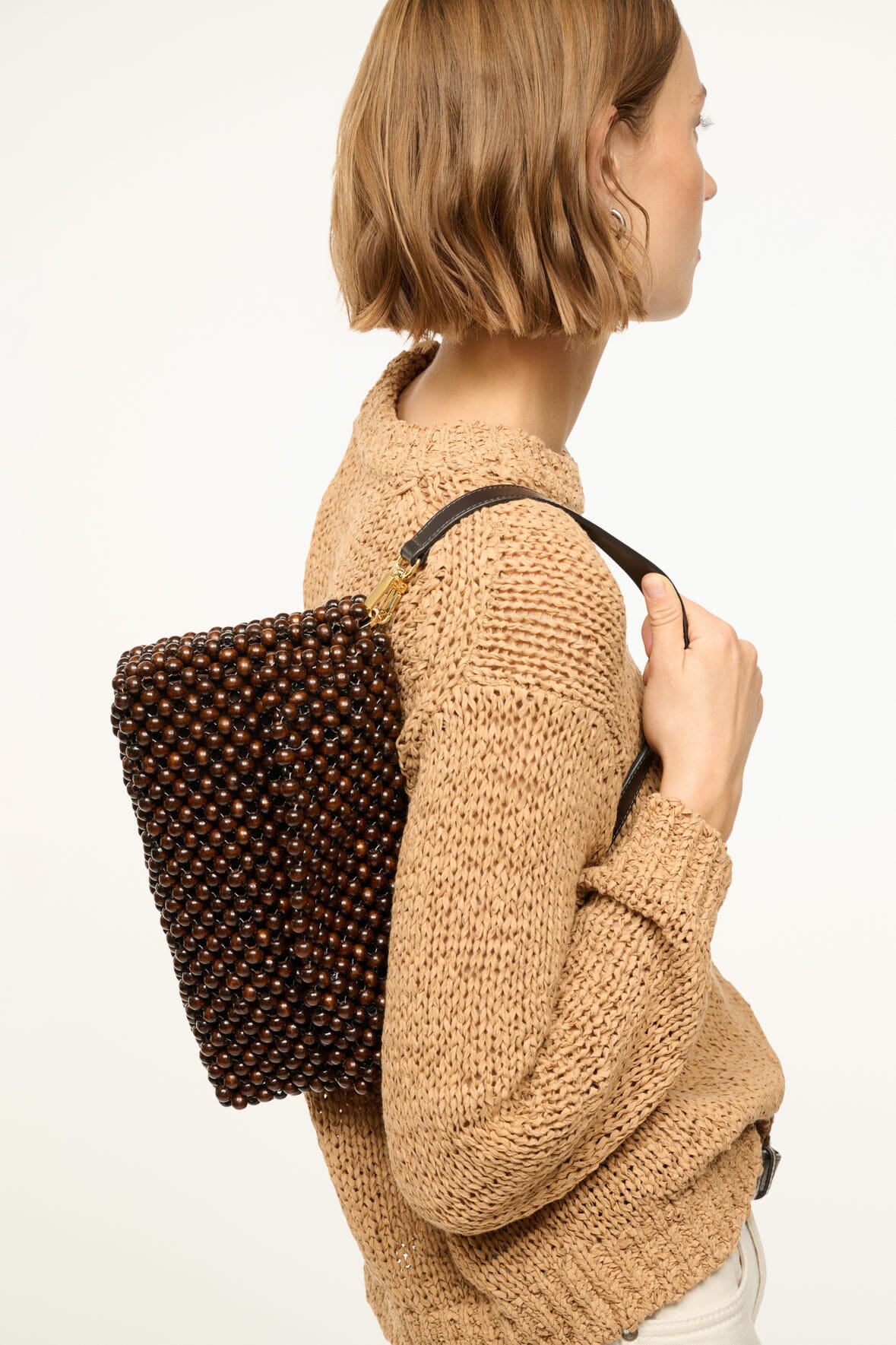 TIMMY SHOULDER BAG | DARK BROWN