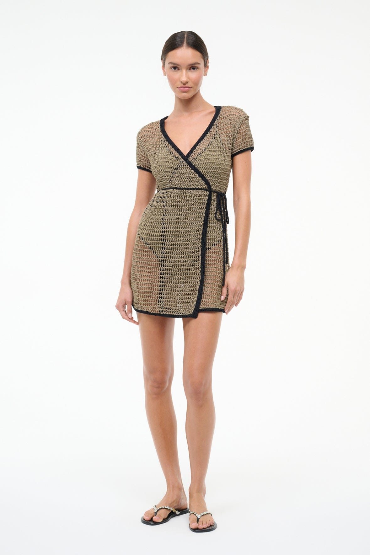 SPRITZ COVERUP DRESS | THYME BLACK
