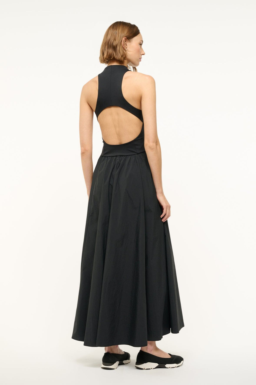 CREVASSE MAXI DRESS | BLACK