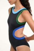 DOLCE ONE PIECE | BLACK COLORBLOCK