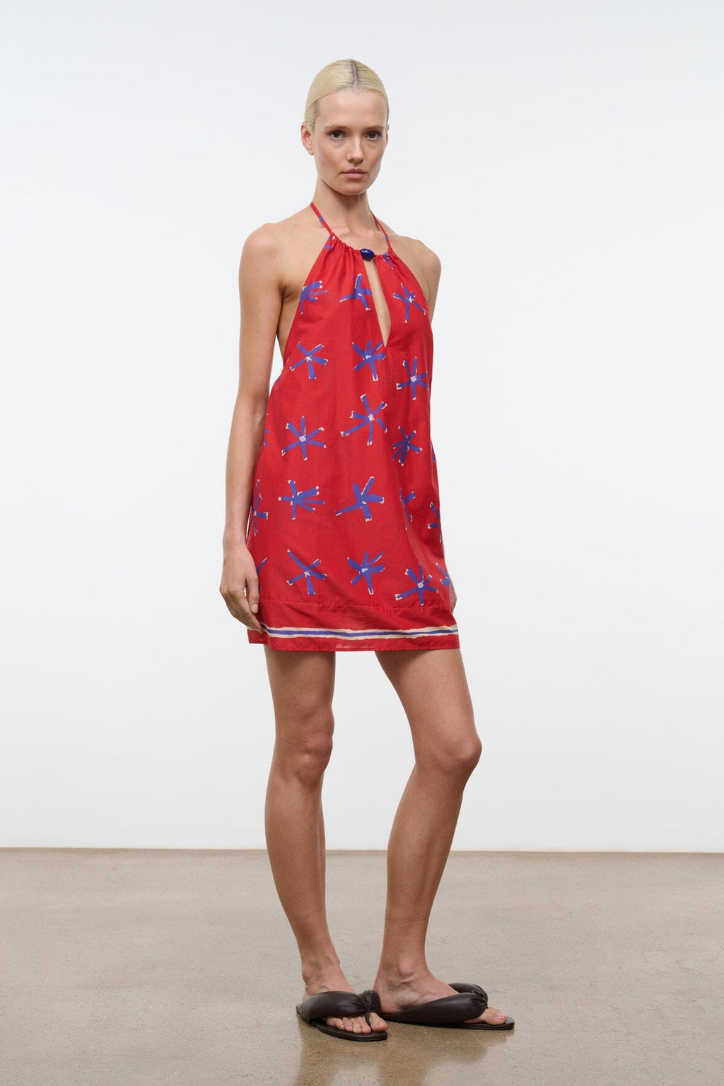 DANI DRESS | PAINTED FOULARD