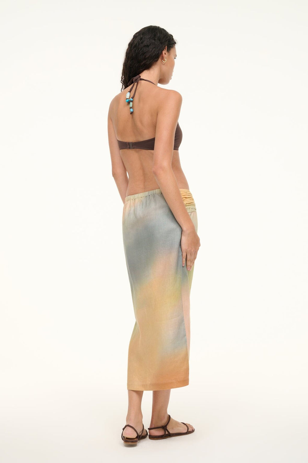 PORTO LINEN SKIRT | PASTEL CLOUDS