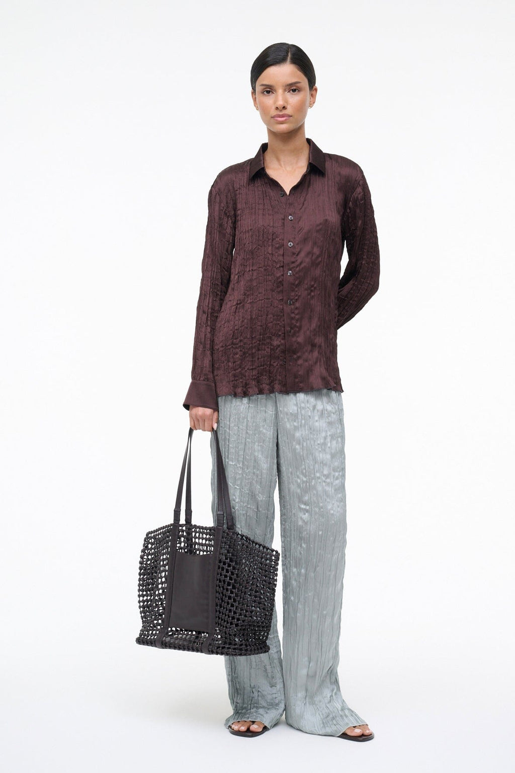 SUKI SHIRT | EARTH PLISSE