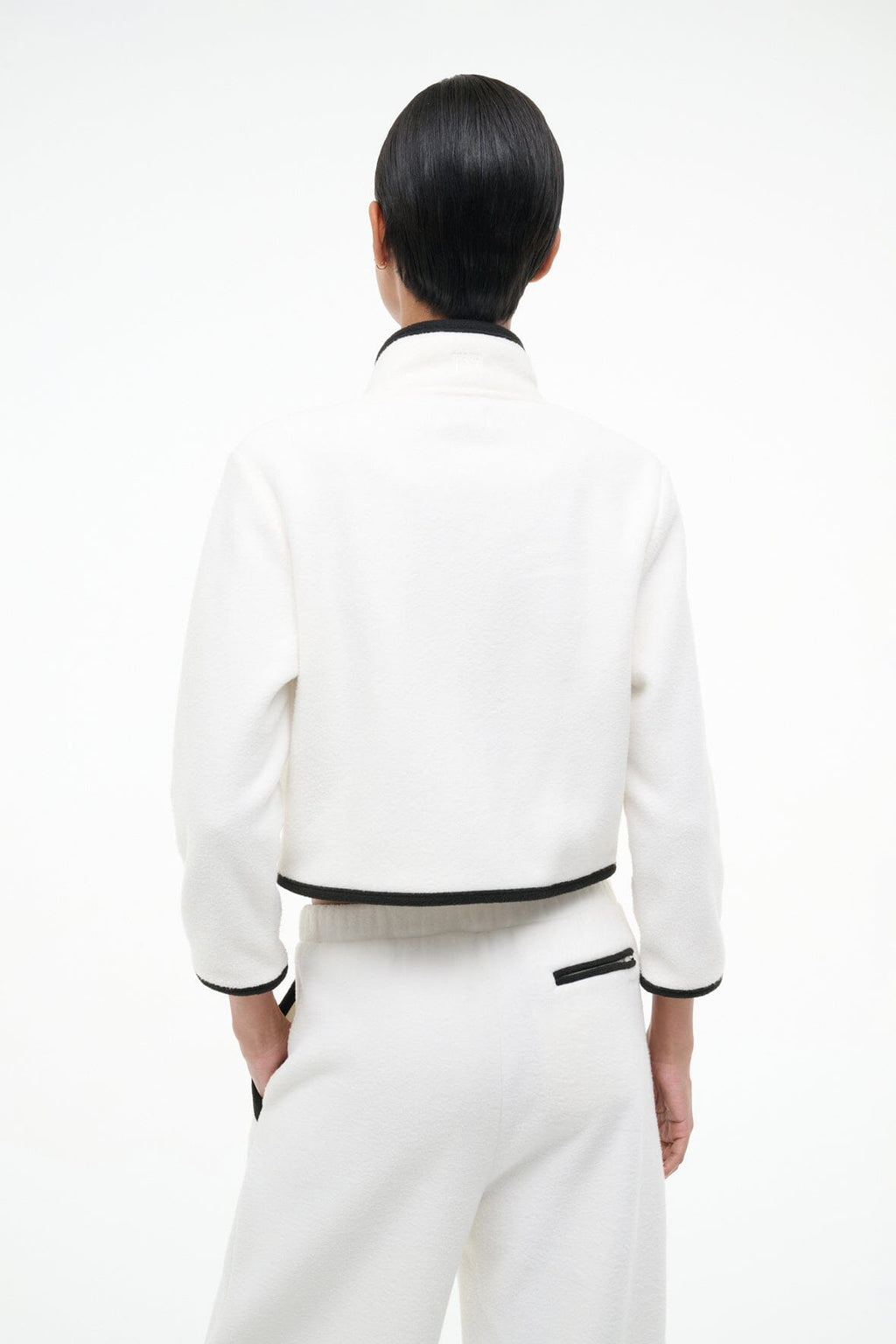 JETER JACKET | IVORY BLACK
