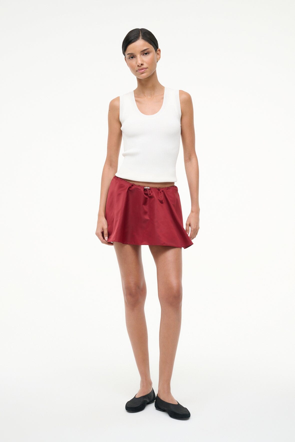 SOSA SKIRT | DEEP RED