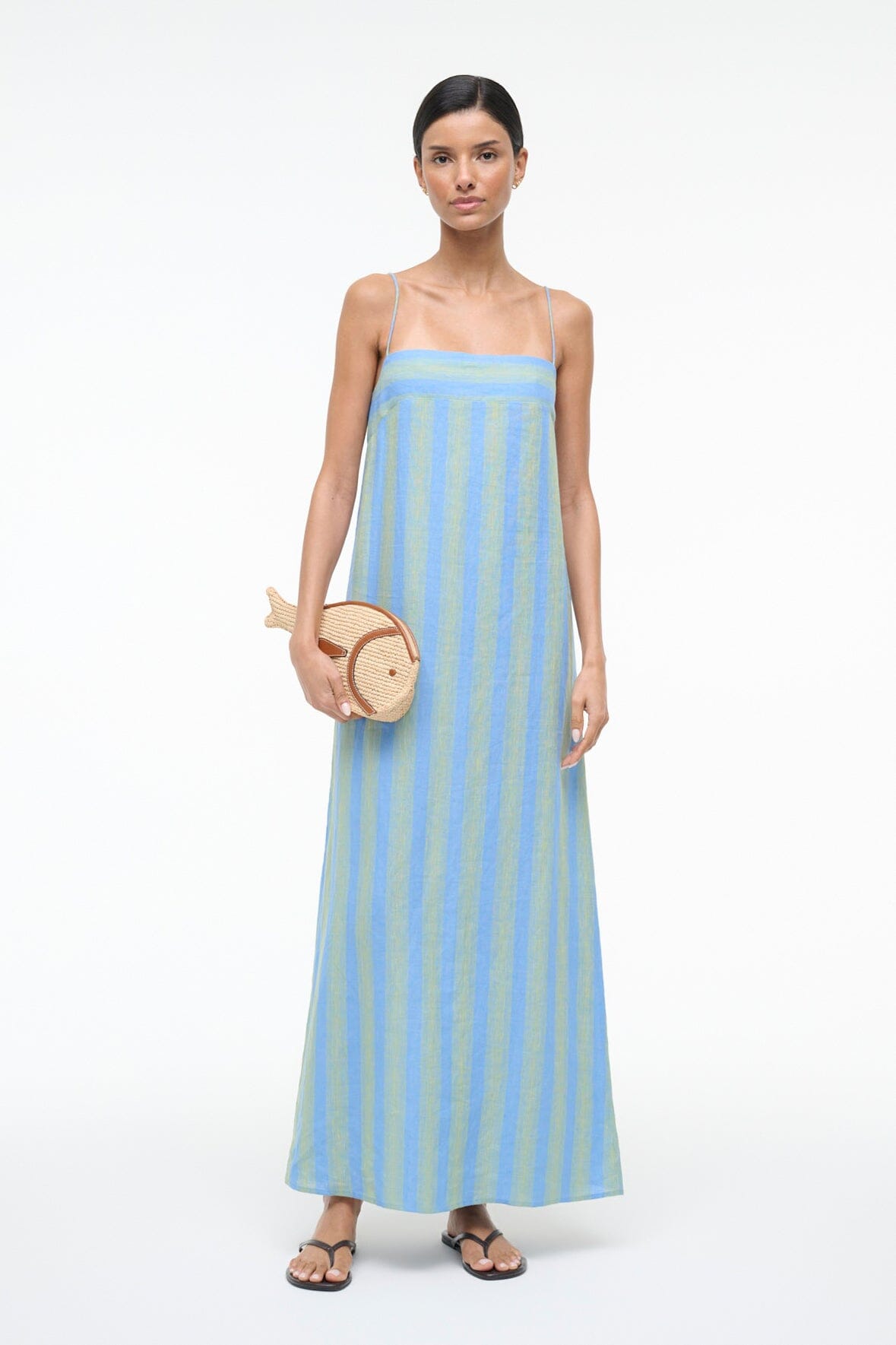 PESCE RAFFIA CLUTCH | NATURAL TAN