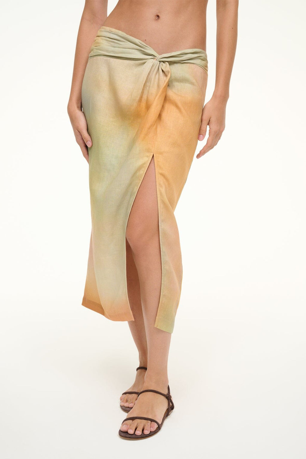 PORTO LINEN SKIRT | PASTEL CLOUDS