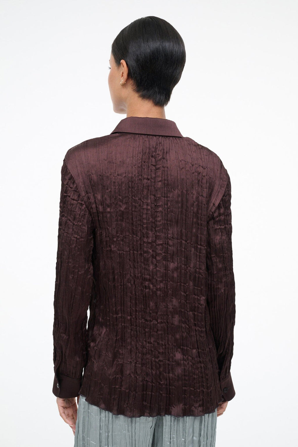 SUKI SHIRT | EARTH PLISSE