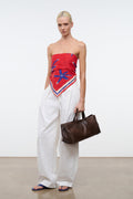 SONYA LINEN SCARF | PAINTED FOULARD