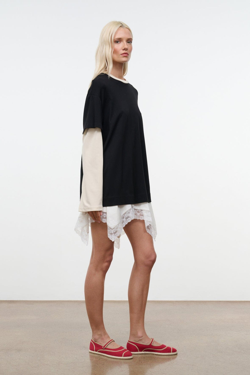 NORA ESPADRILLE FLAT | ROUGE