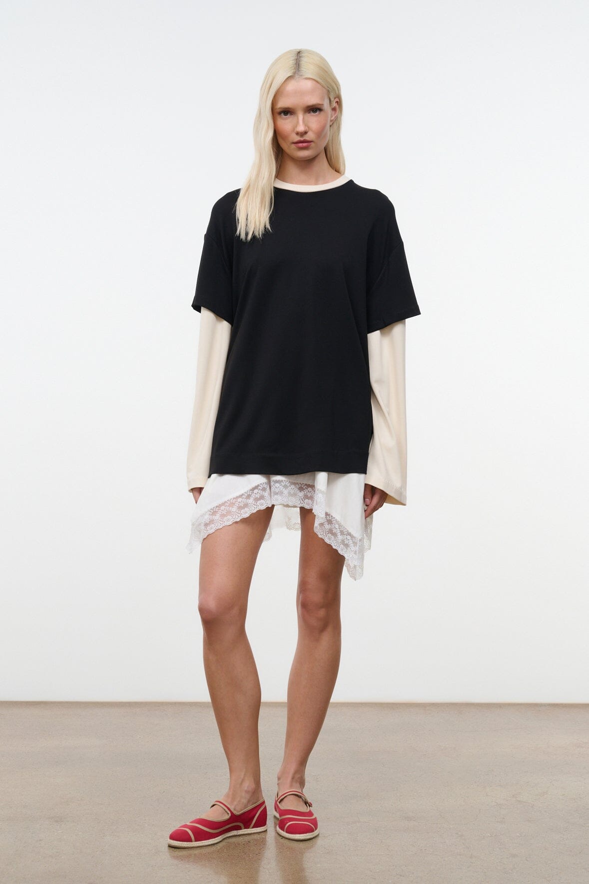 NORA ESPADRILLE FLAT | ROUGE