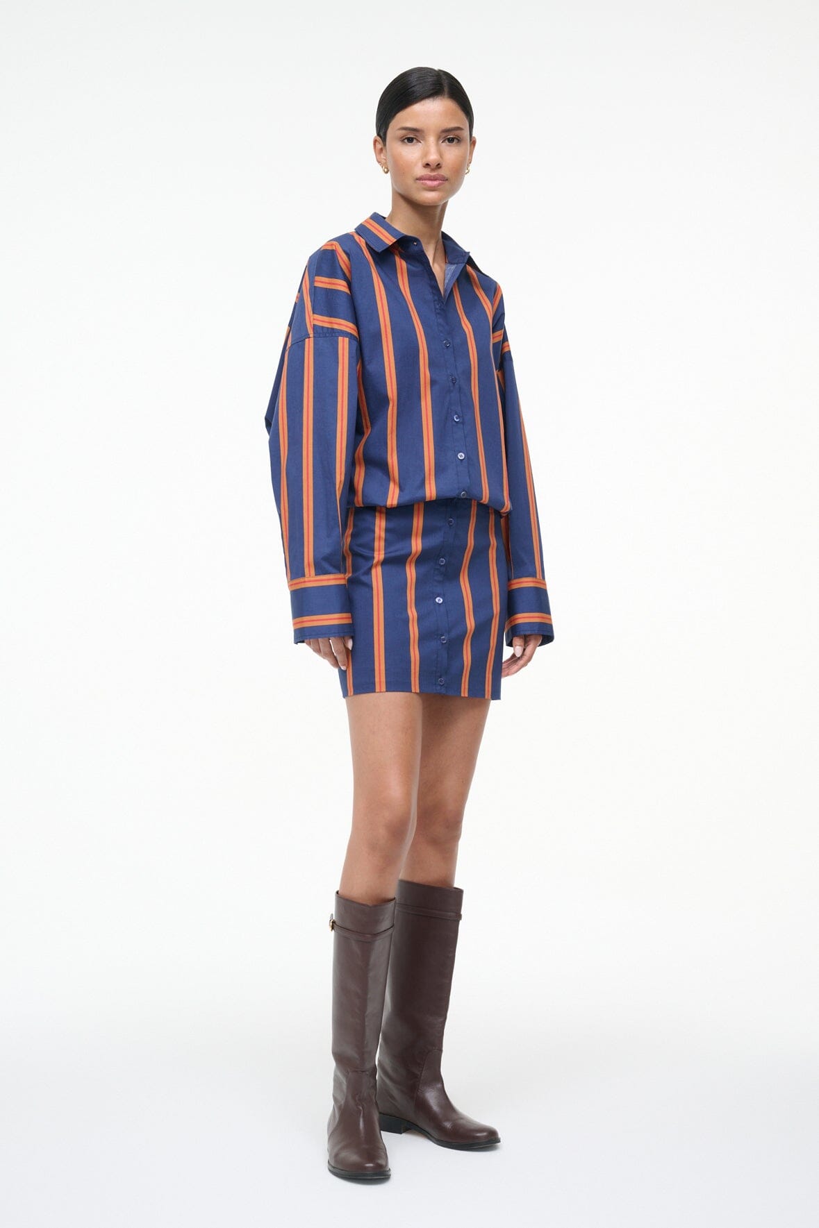CYNTHIA DRESS | RAILROAD STRIPE