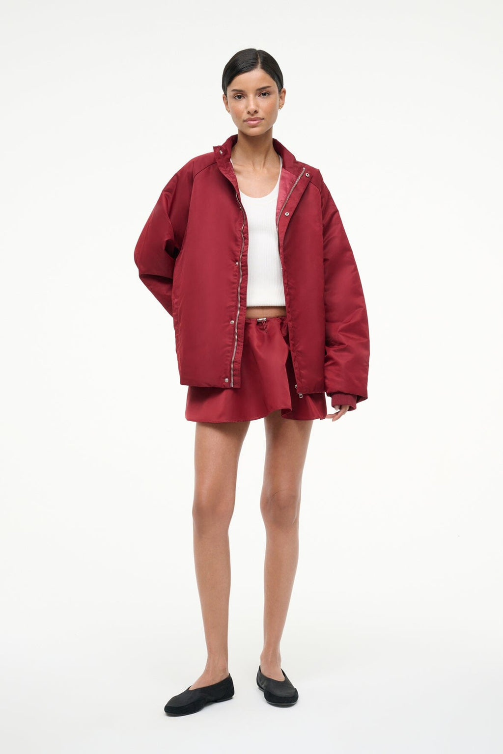 SOSA SKIRT | DEEP RED