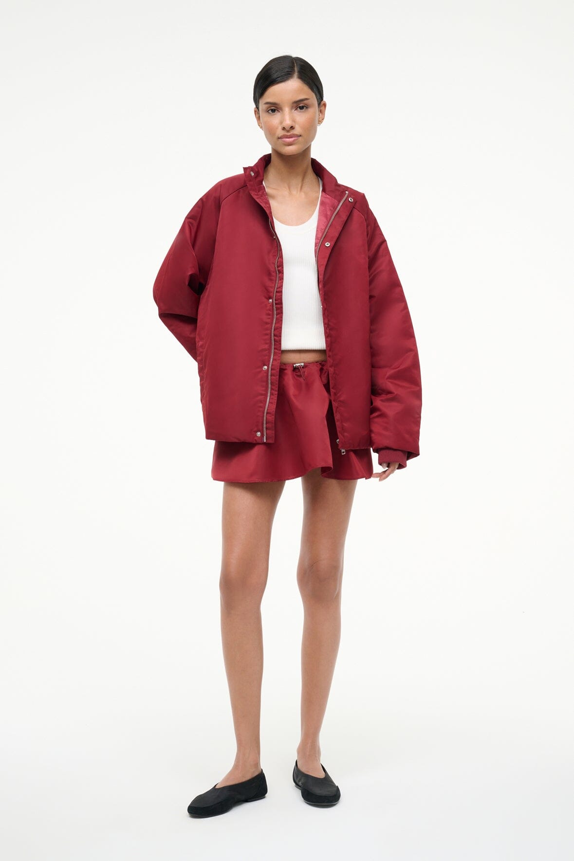SOSA SKIRT | DEEP RED
