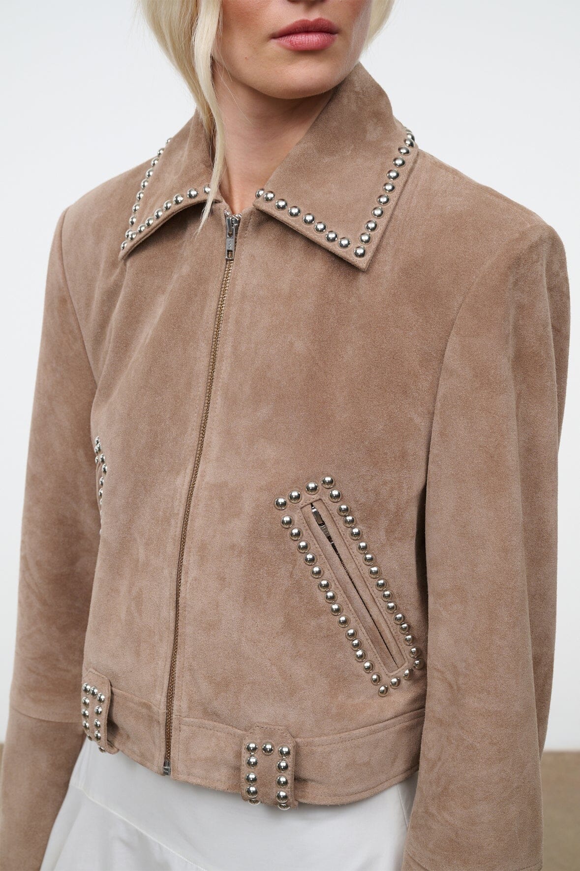 HUGO SUEDE JACKET | DUNE
