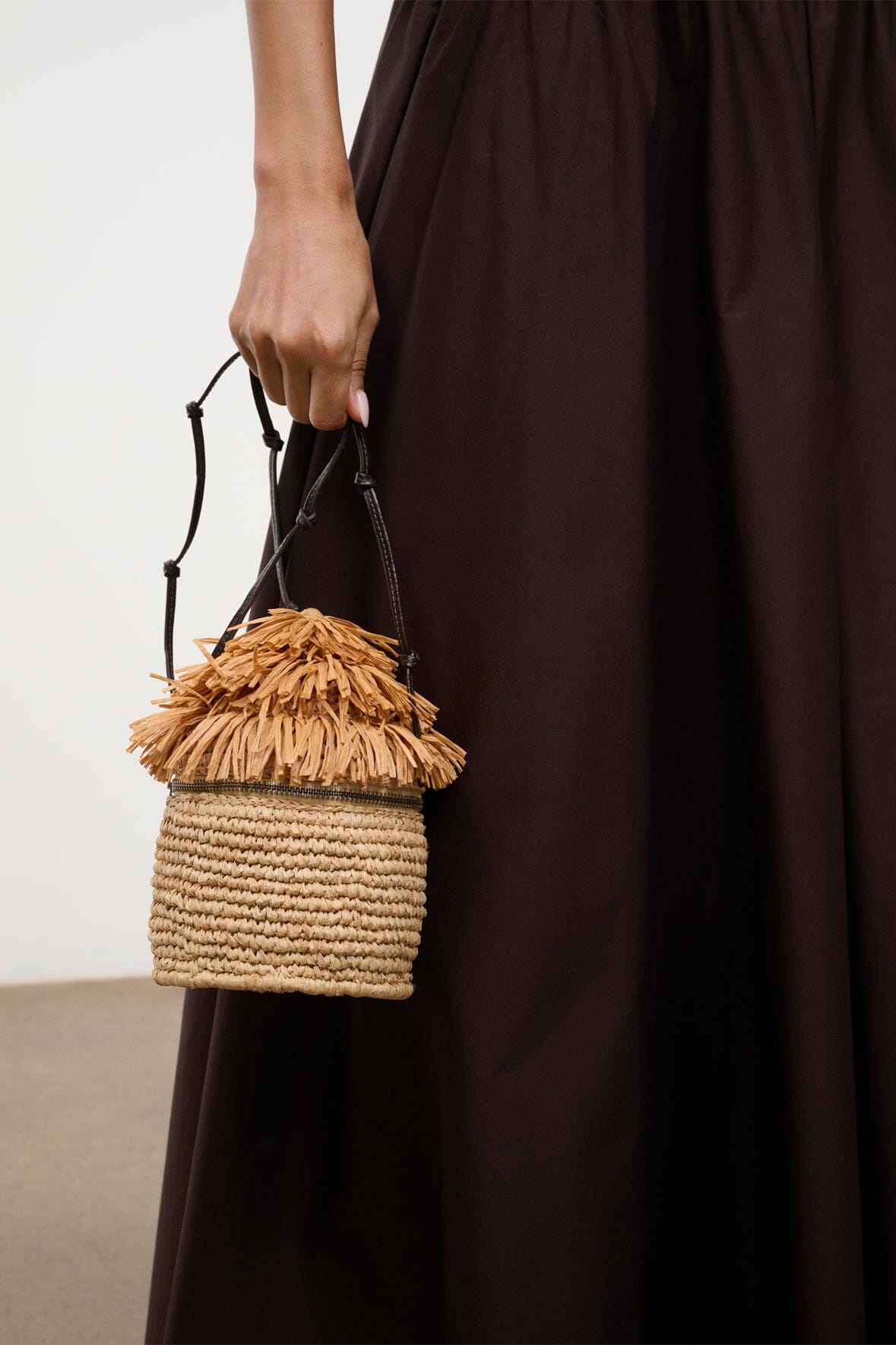 TIKI RAFFIA BAG | NATURAL