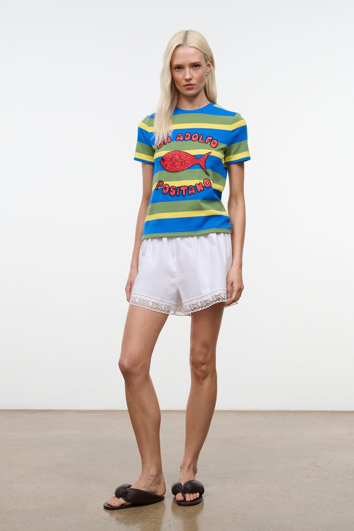 WEEKEND CREW TEE | COSTA STRIPE