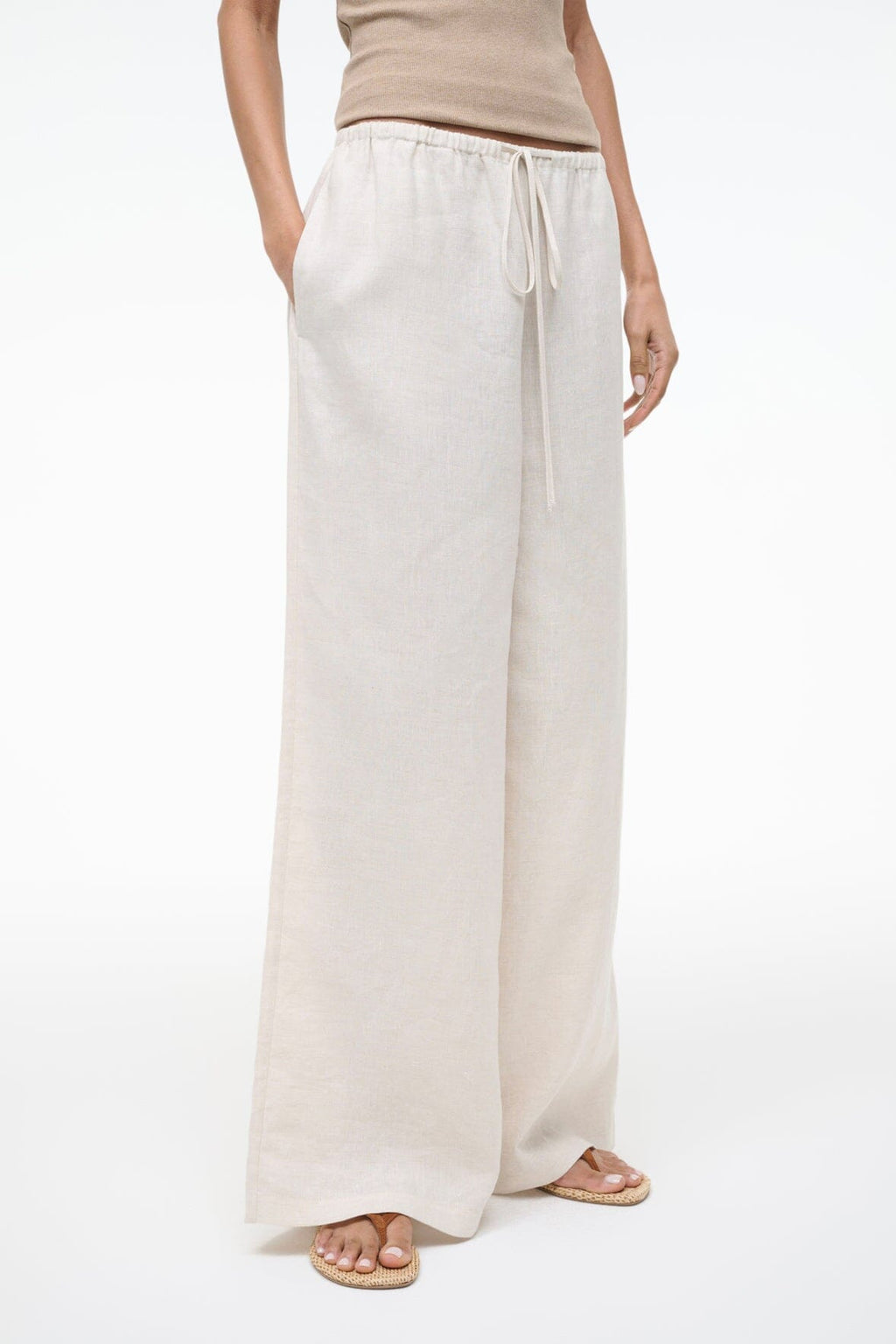 MATEO LINEN PANT | NATURAL