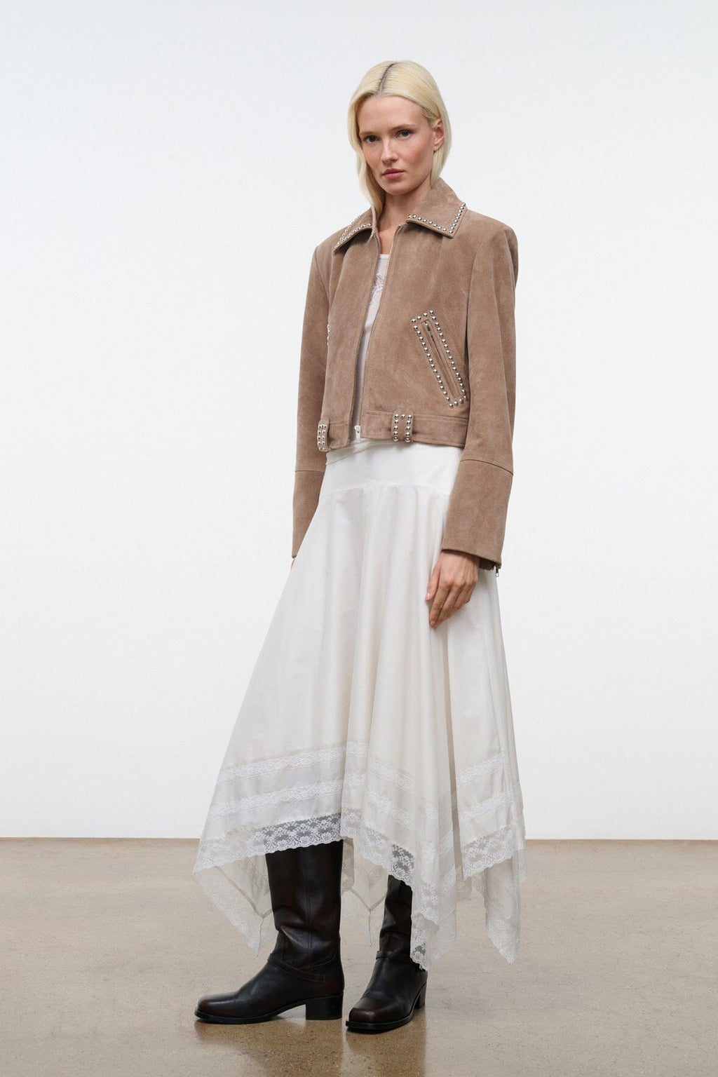 HUGO SUEDE JACKET | DUNE
