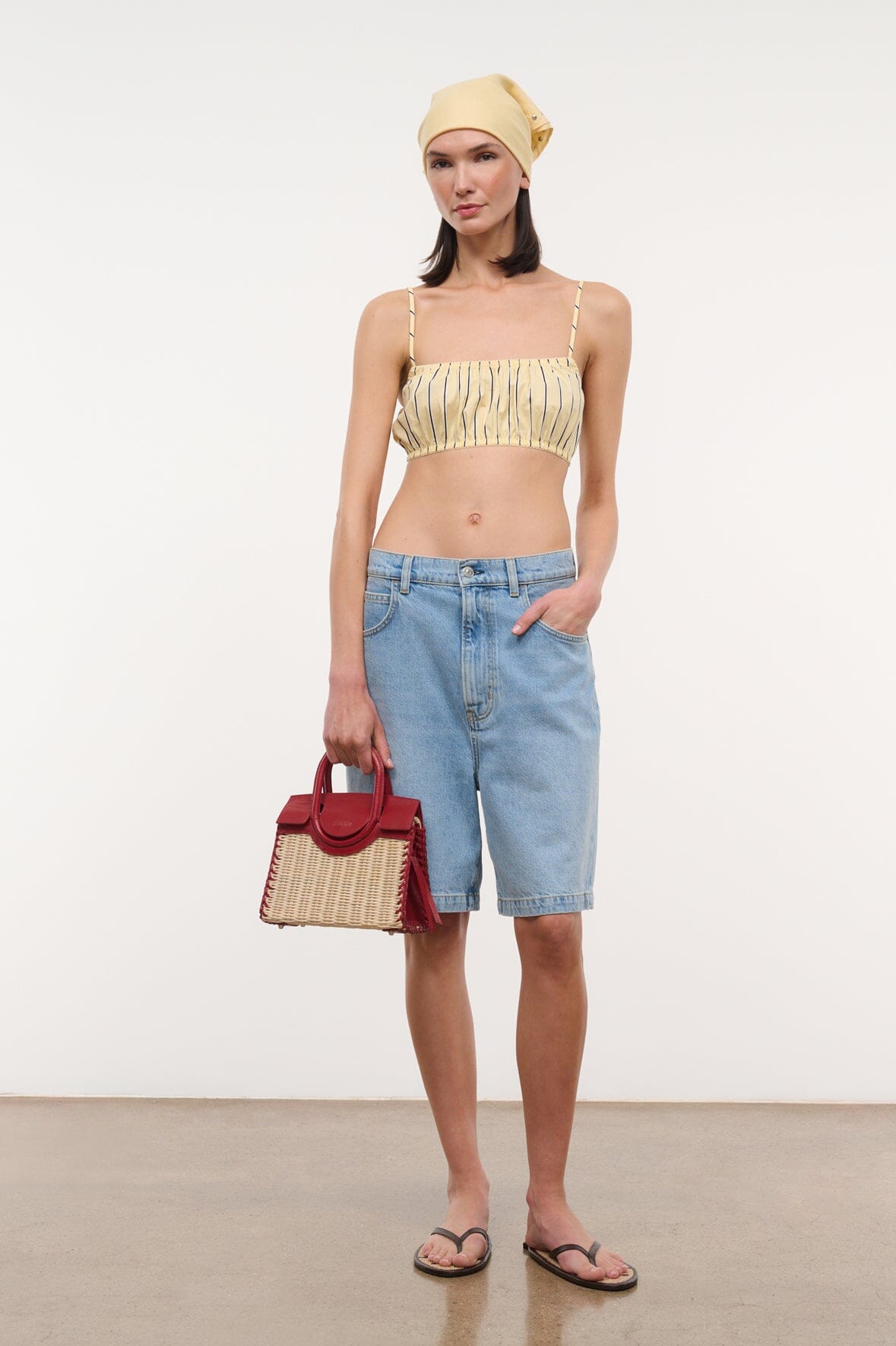 MAUDE MINI WICKER CARRYALL | NATURAL ROUGE
