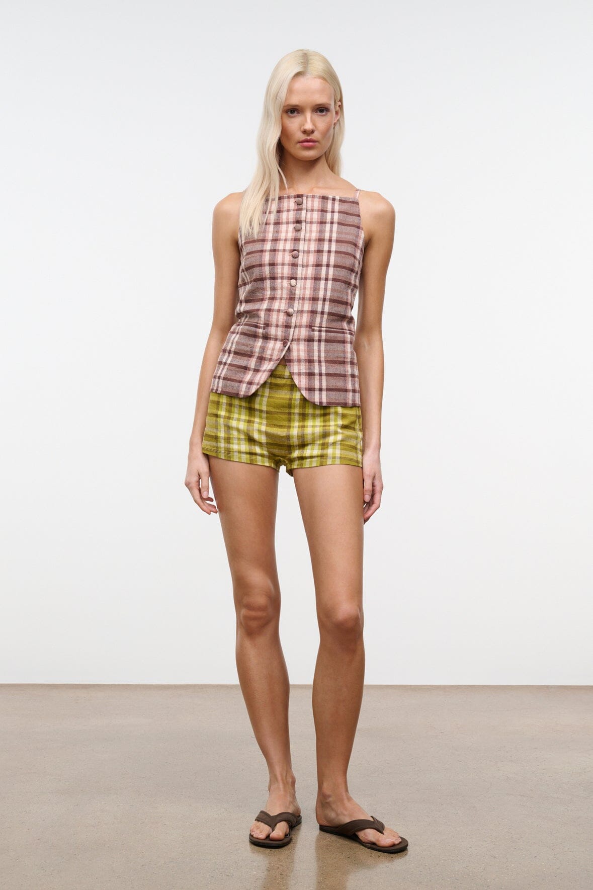 NILO SHORT | PEPPERONCINI PLAID