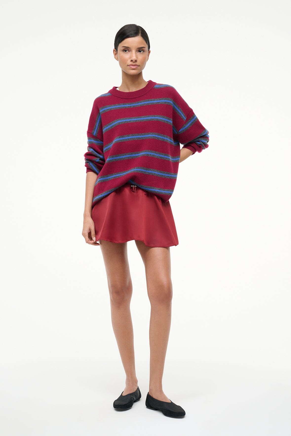 SOSA SKIRT | DEEP RED