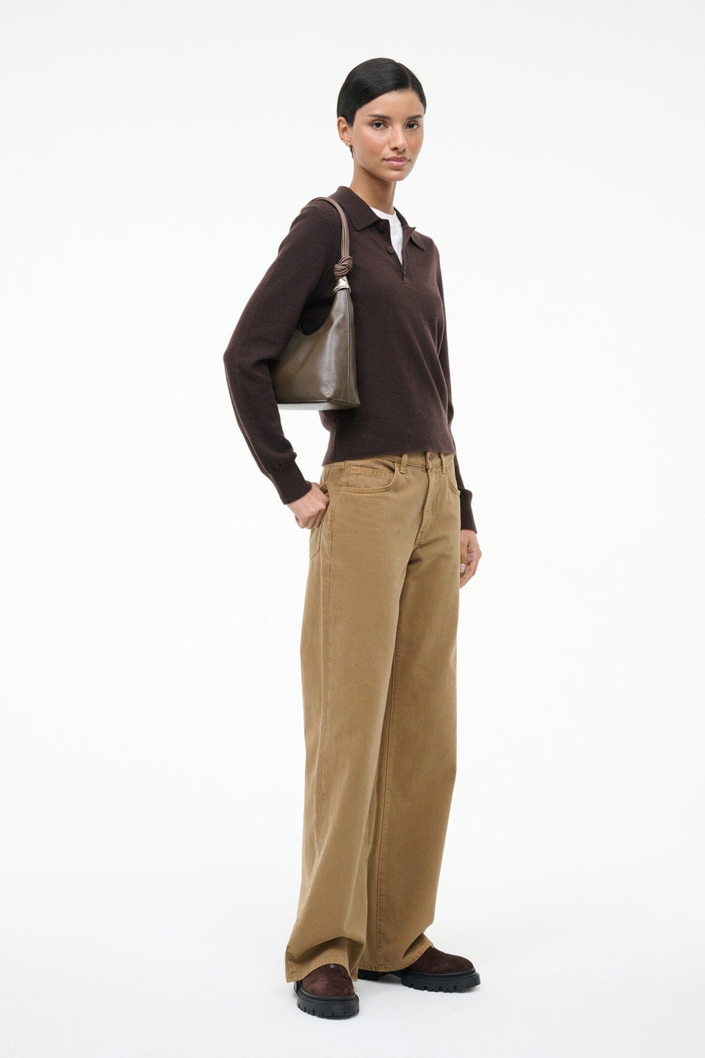 CUFF SHOULDER BAG | TRUFFLE