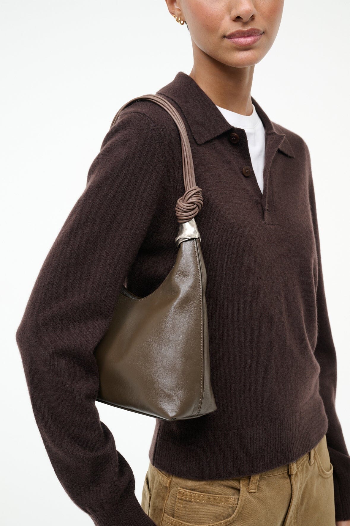 CUFF SHOULDER BAG | TRUFFLE