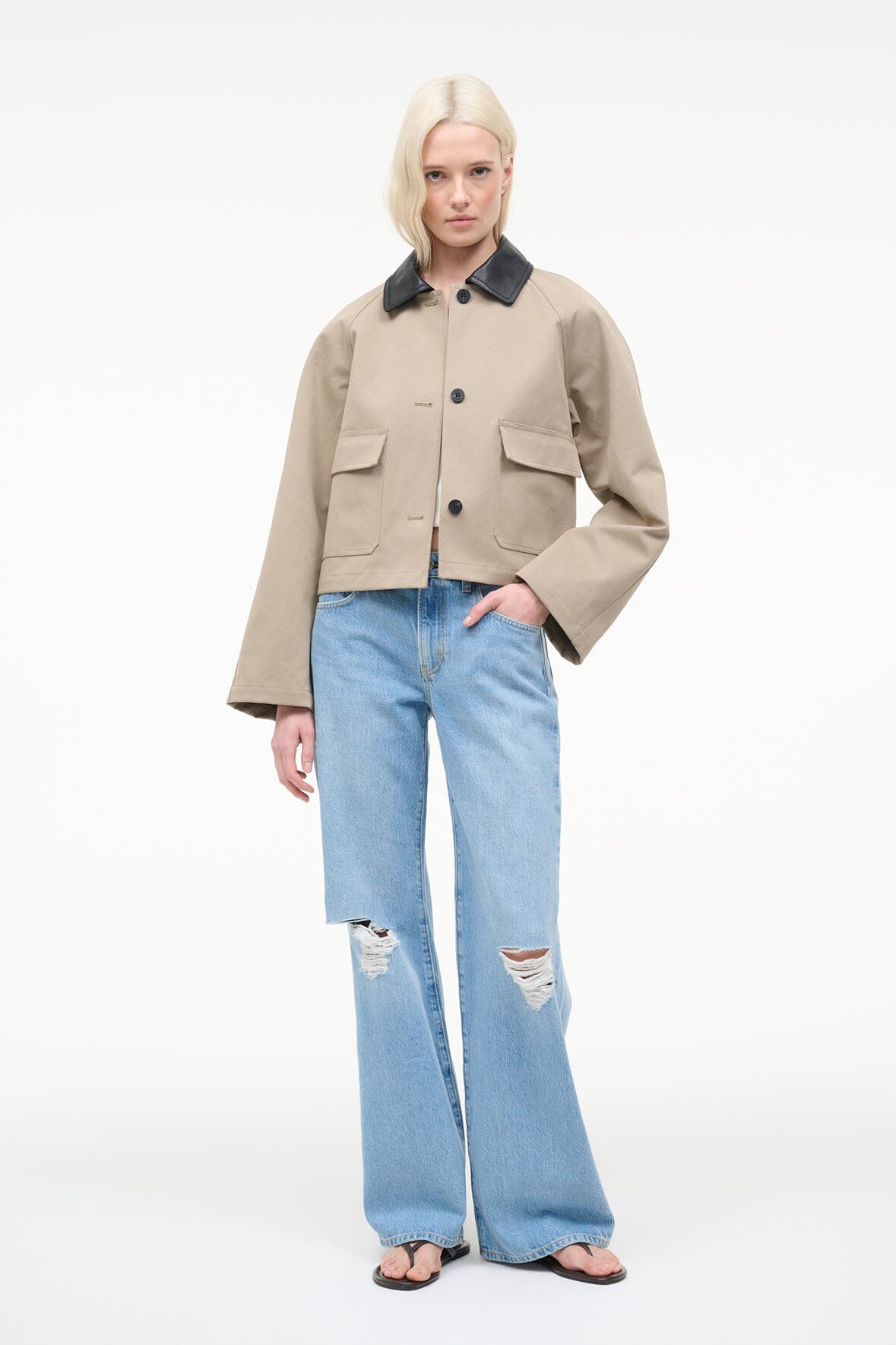 JONAH CROPPED JACKET | RIVERSTONE