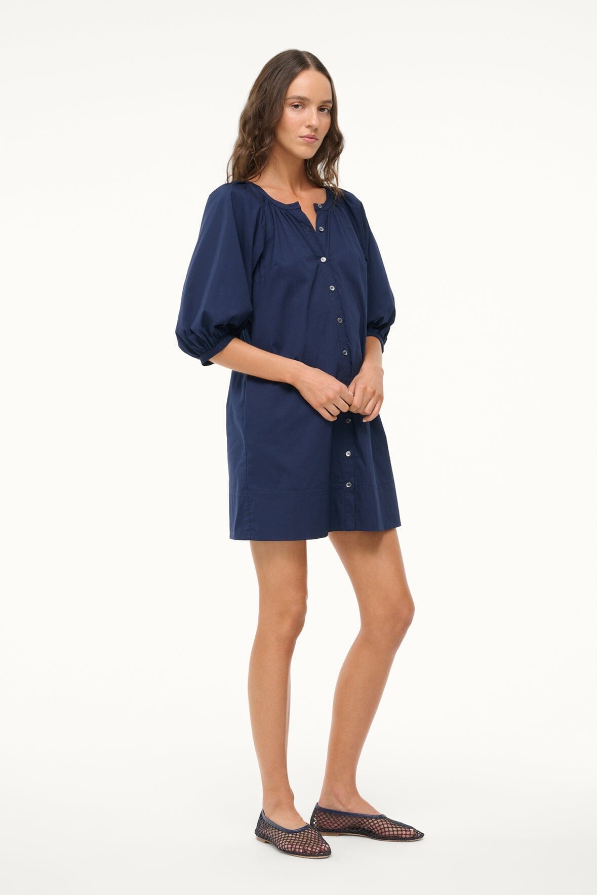 MINI VINCENT DRESS | KHAKI STRIPE