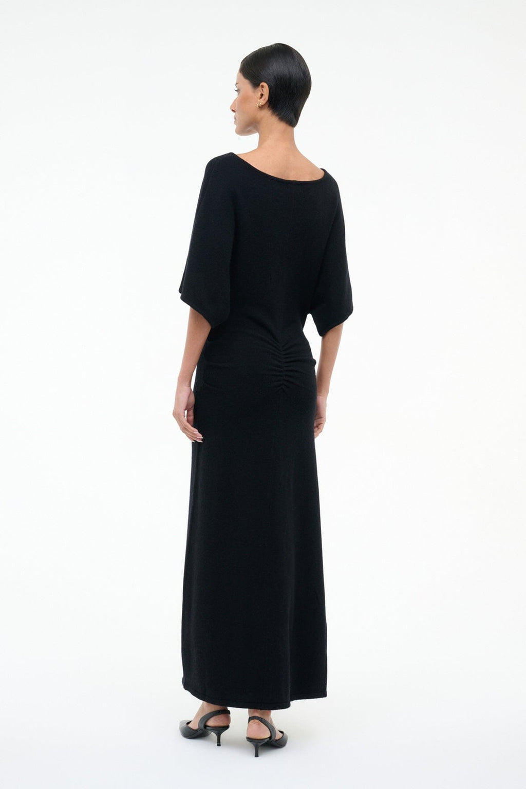 AMELIE SWEATER DRESS | BLACK