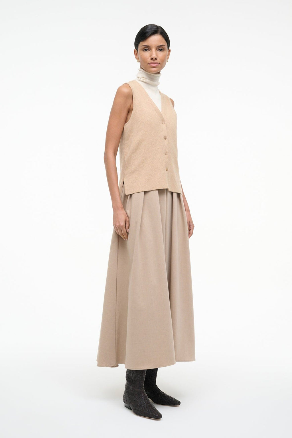 MADELINE DRESS | WHEAT