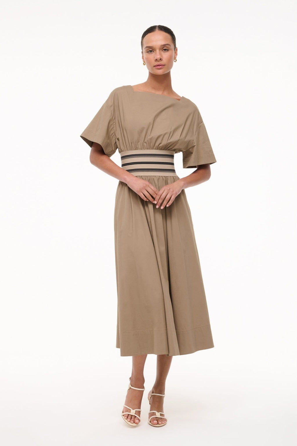 AMY DRESS | TAUPE