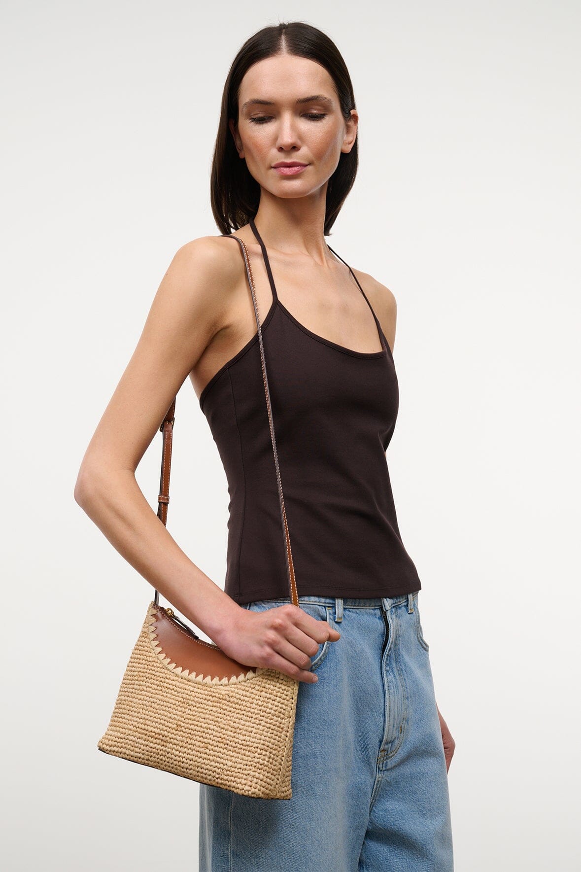 ROWEY RAFFIA BAG | NATURAL TAN