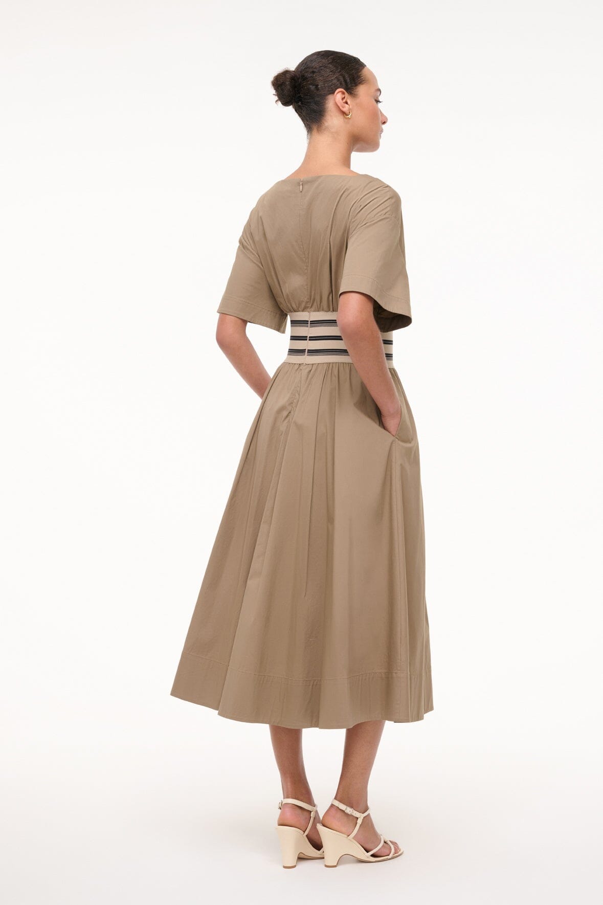 AMY DRESS | TAUPE