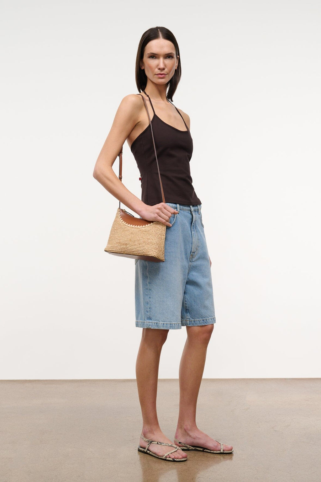 ROWEY RAFFIA BAG | NATURAL TAN