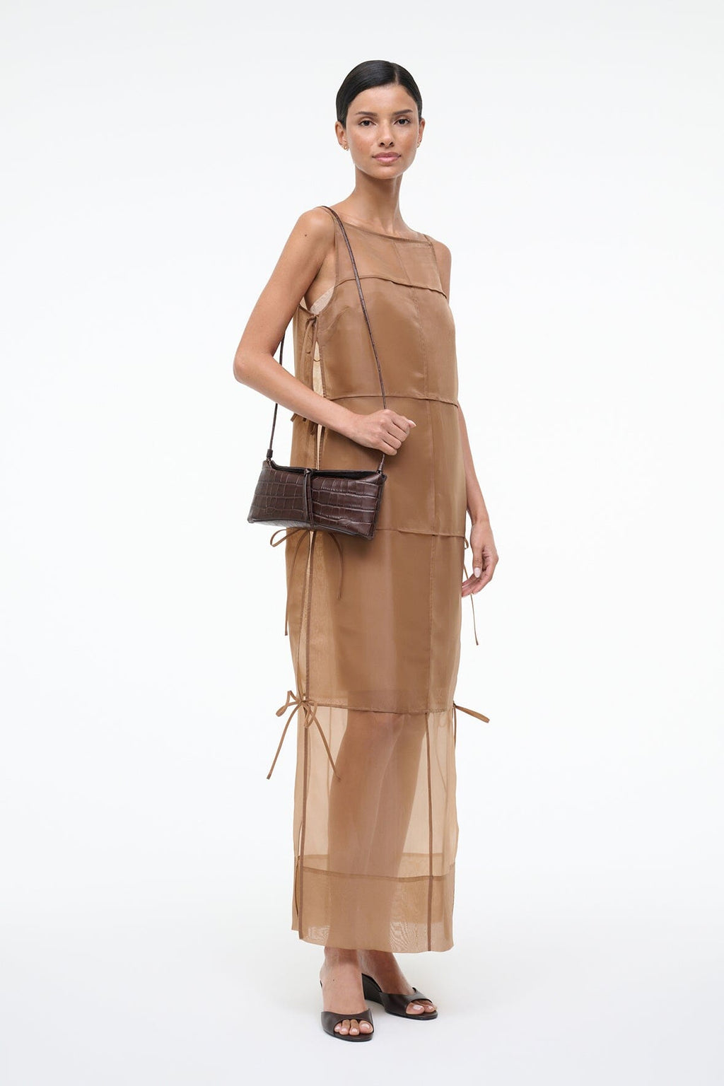 EVE CLUTCH | ESPRESSO CROCO